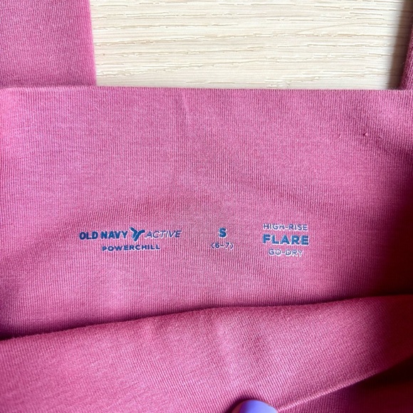 Girls High Rise Crossover Flare Leggings S(6/7) - Picture 4 of 4